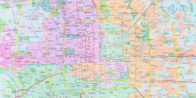 Mapa de Beijing carrer