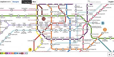 Explorar Beijing metro mapa