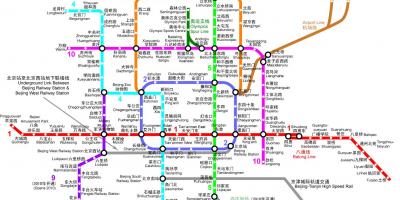 Beijing plànol de metro de 2016