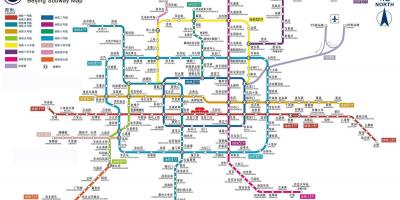 Beijing l'estació de metro mapa