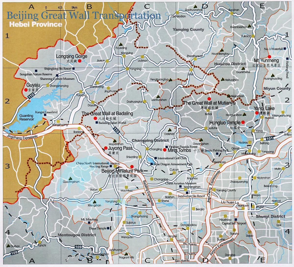 mapa de Beijing trànsit