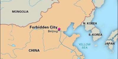 Ciutat prohibida la Xina mapa