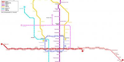 Mapa de Beijing ciutat subterrània