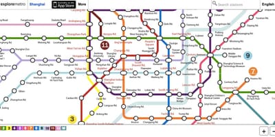 Explorar Beijing metro mapa