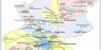 Mapa de Beijing zona