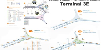 Beijing terminal 3 mapa