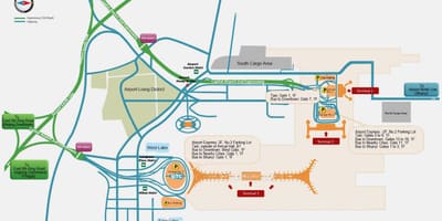 Beijing terminal de l'aeroport mapa